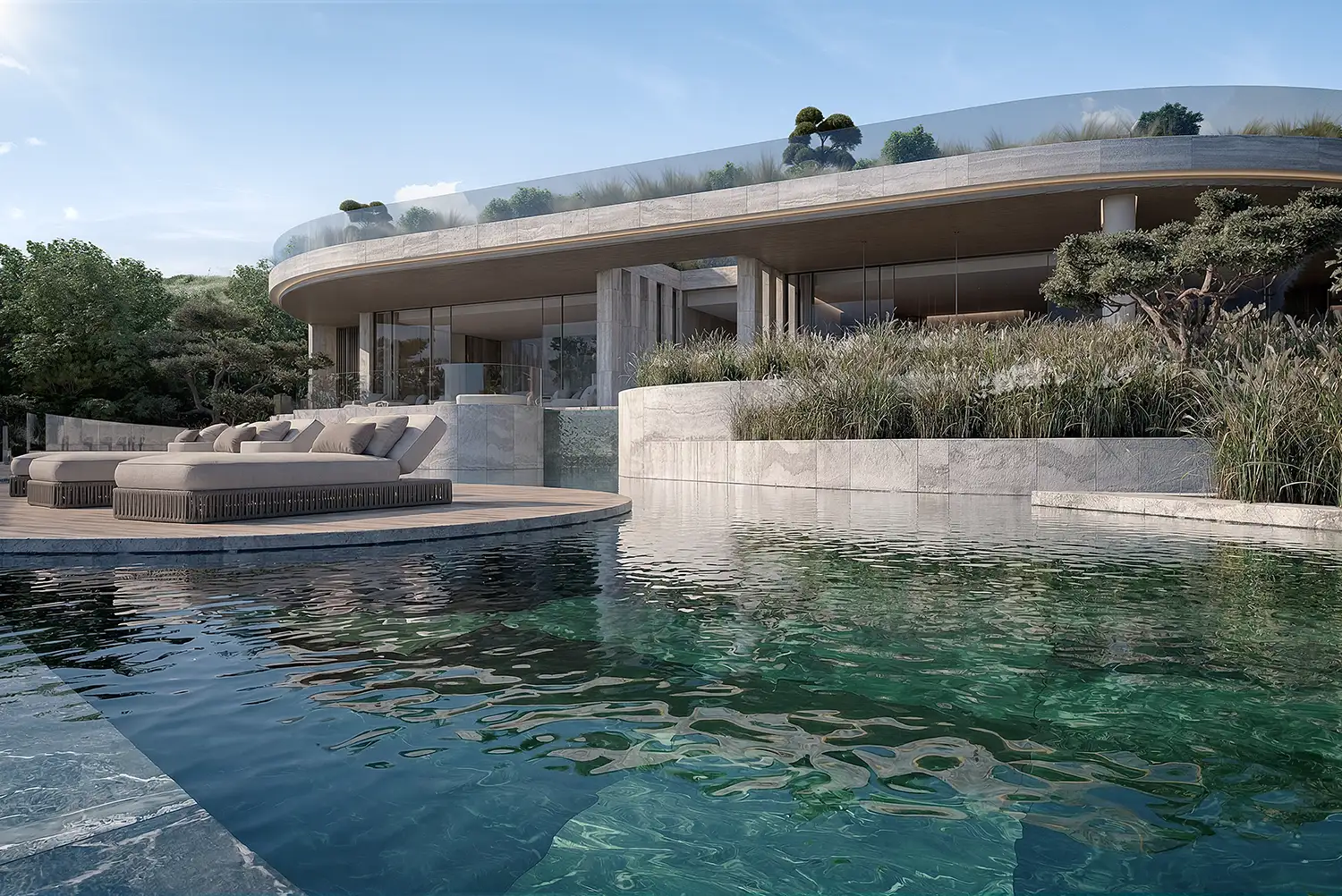 Villa Dune — official architectural visualisation 3 — Villa Dune